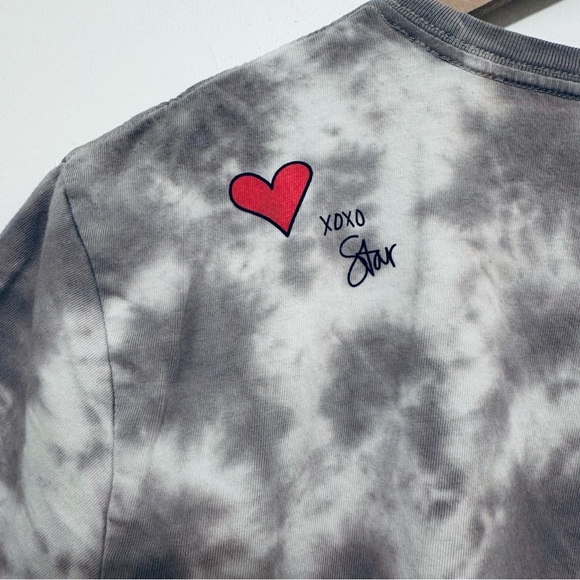 GAP Collective Teen 100% Organic Cotton T-Shirt, Teen Size 14-16, Gray Tie Dye - Picture 3 of 10